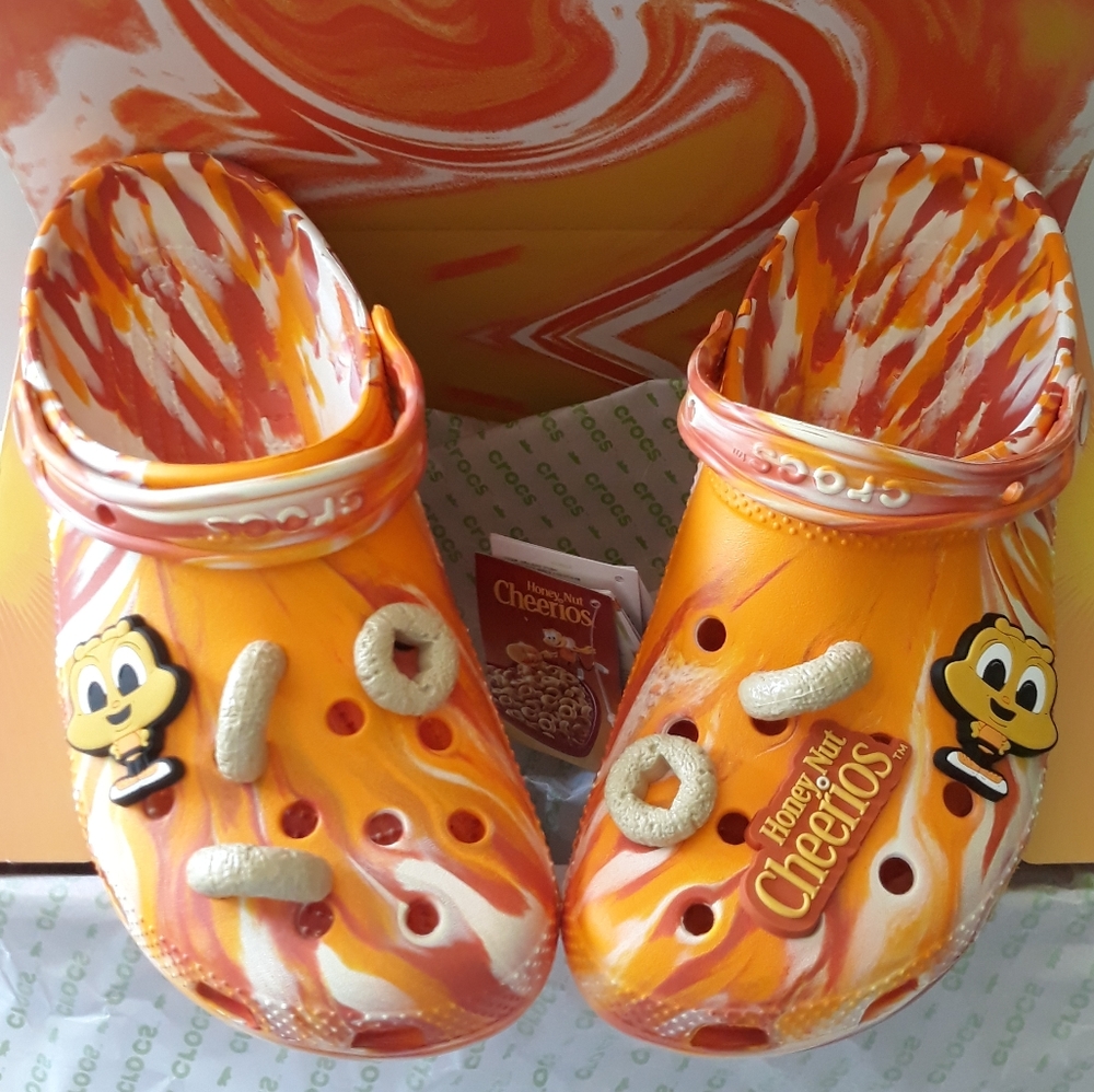 (New) Honey Nut Cheerios Crocs (M10/W12)